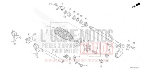 BARILLET DE SELECTION CB1000ST de 2026